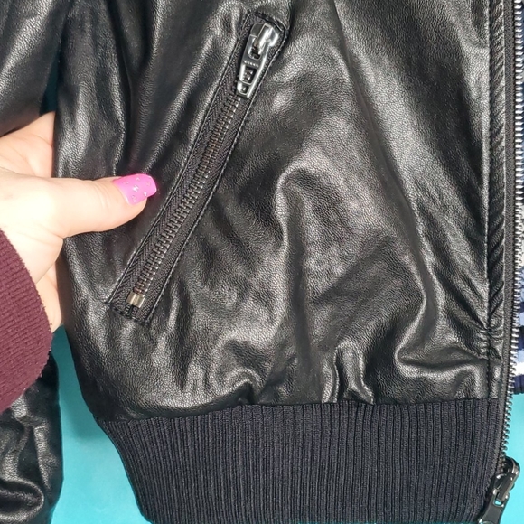 BlankNYC Reversible Bomber Style Jacket - Picture 5 of 6